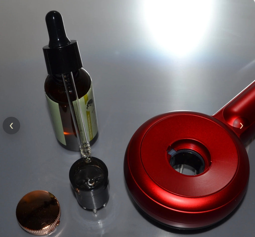 Brosse massage chauffante