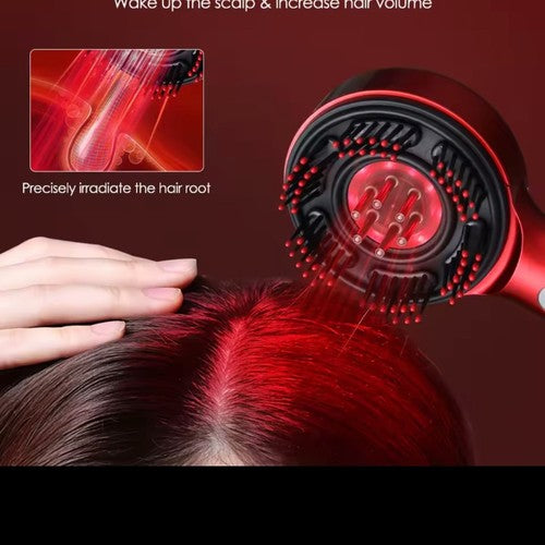 Brosse massage chauffante